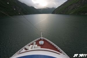AIDA vita im Geiranger Fjord