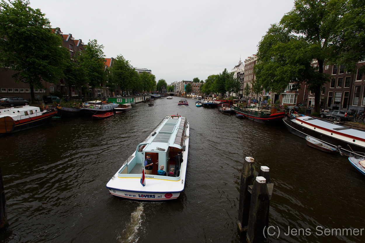 Grachtenfahrt in Amsterdam