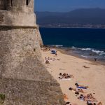 Strand und Zitadelle von Ajaccio