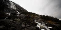 Langfoss Wasserfall