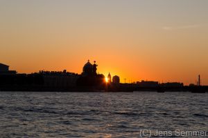 Sankt Petersburg im Sonnenuntergang