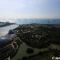 Blick vom Marina Bay Sands Hotel