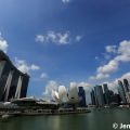 Marina Bay Sands und Downtown Singapur