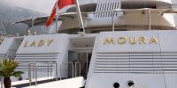Lady Moura im Hafen von Monaco