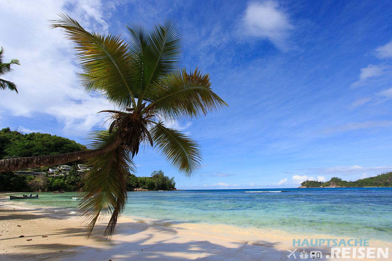 Einsamer Strand auf den Seychellen
