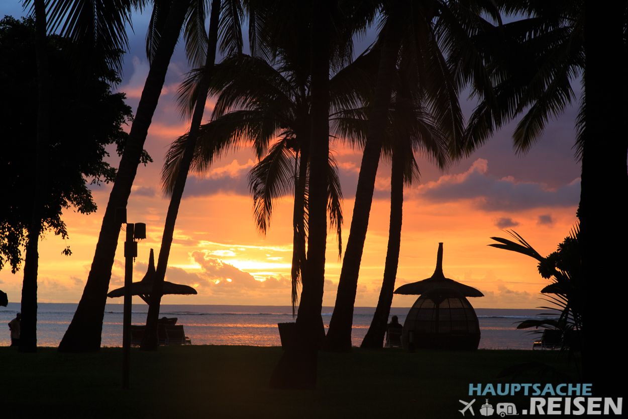 Sonnenuntergang auf Mauritius 