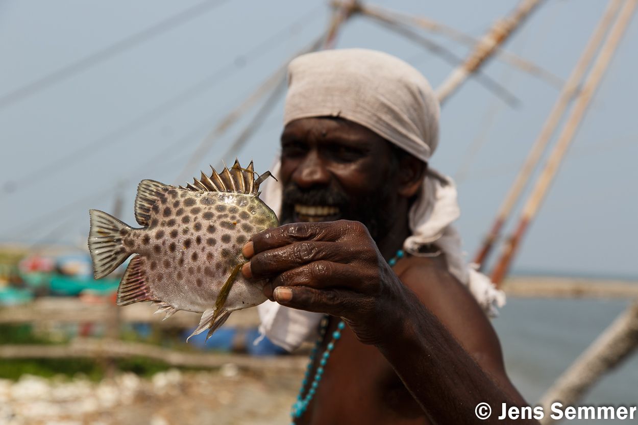 Fischer in Cochin Indien