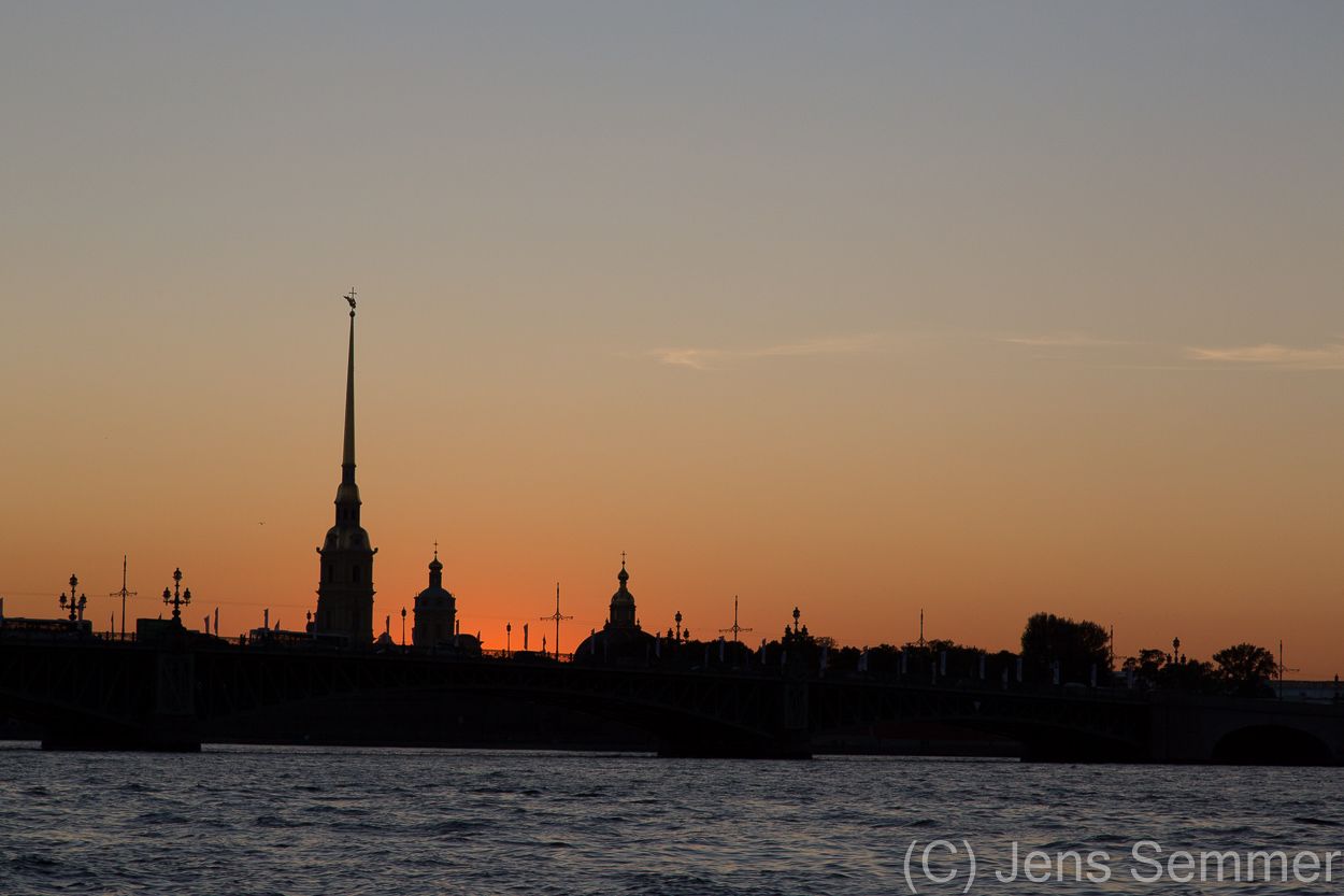 Sankt Petersburg im Abendlicht