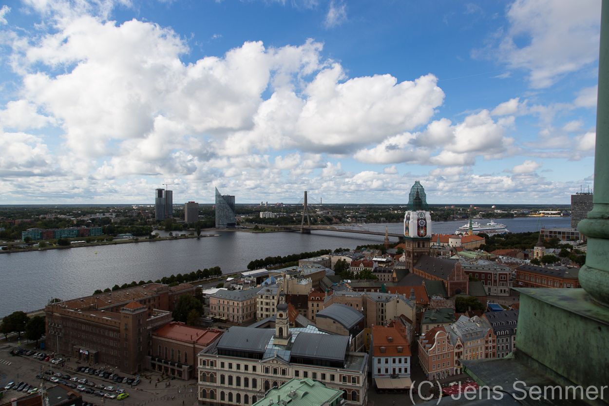 Blick auf Riga