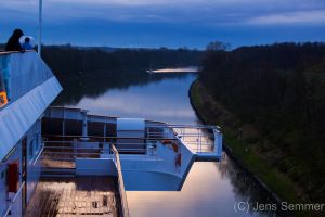 AIDA cara auf dem Nord-Ostsee-Kanal